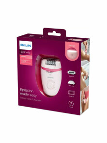 Corded Compact Epilator Satinelle Essential With 7 Accessories - Philips