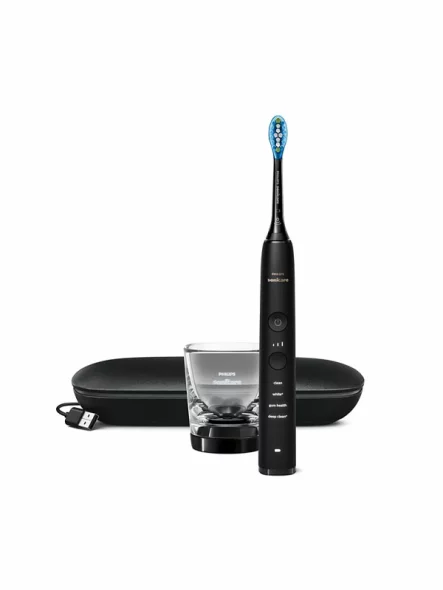 Sonic Electric Toothbrush Diamond Clean 9000 Black - Philips