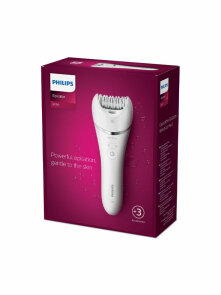 Epilator 8000 Series With 3 Accessories For Wet & Dry Use - Philips