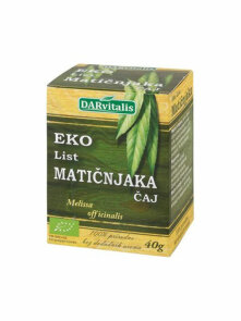 Lemon Balm Leaf Tea - Organic 40g DARvitalis