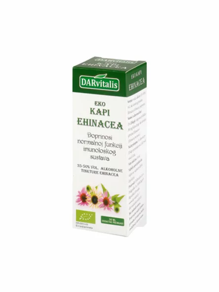 Echinacea Tincture Drops - Organic 50ml DARvitalis