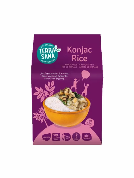 Konjac Rice Gluten Free - Organic 250g Terrasana