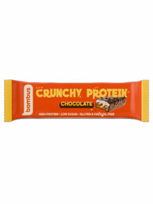 Crunchy Protein Bar Gluten Free - Chocolate 50g Bombus