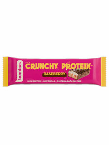 Crunchy Protein Bar Gluten Free - Raspberry 50g Bombus