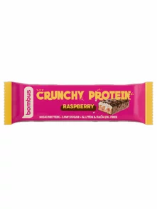 Crunchy Protein Bar Gluten Free - Raspberry 50g Bombus