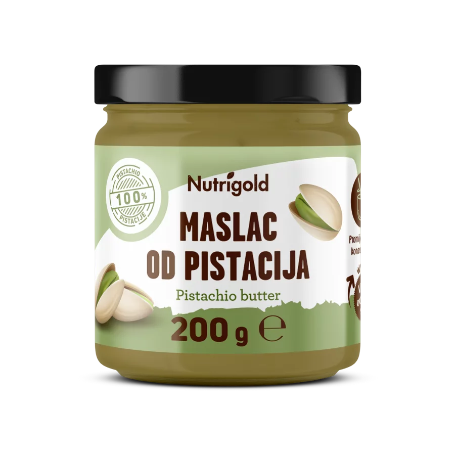 Nutrigold maslac od pistacija u pakiranju od 200g