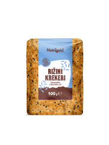 Rice Crackers - Seeds & Sea Salt 100g Nutrigold
