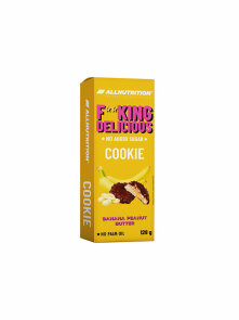 Banana & Peanut Butter Cookies - No Added Sugar 128g All Nutrition
