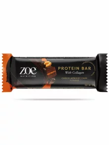 Protein Bar With Collagen - Sacher Cake 50g zoe Nutrition