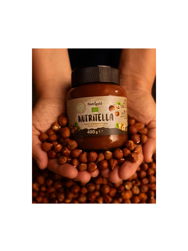 Nutritella Hazelnut Cocoa Spread - Organic 400g Nutrigold