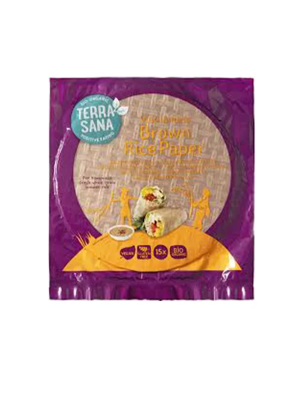 Terrasana Vijetnamski smeđi rižin papir Bez glutena - Organski 150g