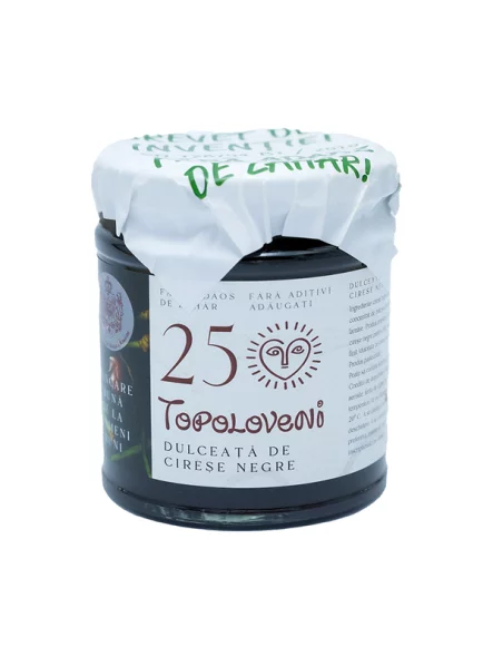 Black Cherry Jam Gourmet - 230g Topoloveni
