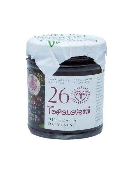 Sour Cherry Jam Gourmet - 230g Topoloveni