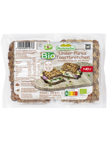 Mestemacher organic seeded bread in a packaging of 350g