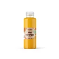 Nutrigold Fresh organic cold pressed orange juice in a transparent bottle of 250ml