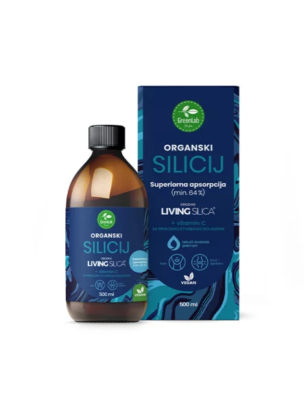 Silicon Organic + Vitamin C - 500ml Green lab