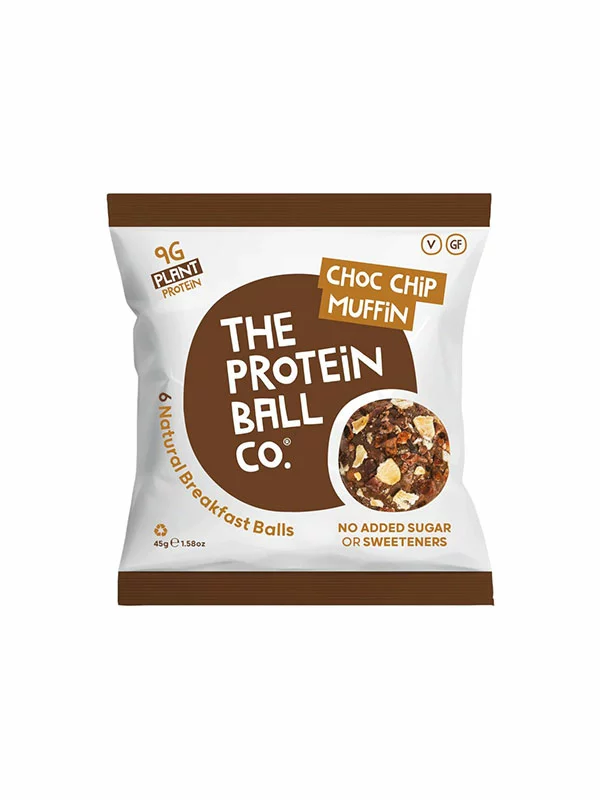 Protein Ball CO Veganske proteinske loptice CHOC CHIP MUFFIN u pakiranju od 45g