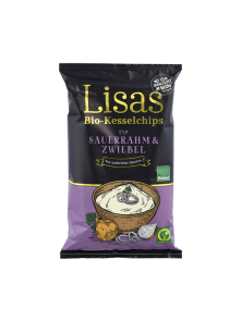 Potato Chips Sour Cream & Onion - Organic 125g Lisas