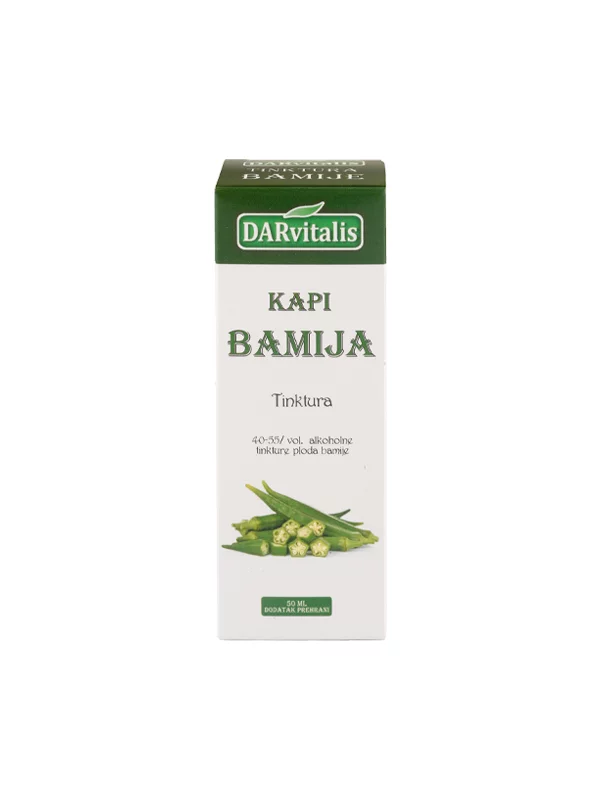 Okra Tincture Drops - 50ml DARvitalis