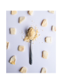 Nutrigold freeze-dried mango in a transparent packaging of 50g