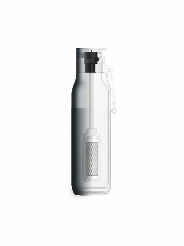 Bottle With Filter Granite White - 500ml LARQ