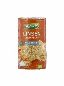 Lentil Crackers Sea Salt Gluten Free - Organic 100g Dennree