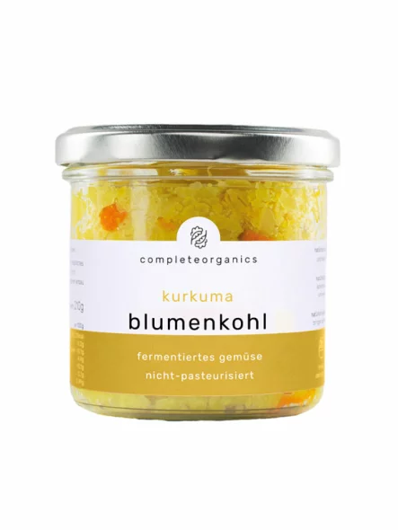 Fermented Vegetables - Cauliflower & Turmeric - Organic 240g Complete Organics