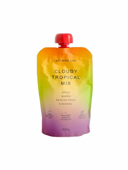 Cloudy Tropical Snack - Apple, Mango, Passion Fruit & Banana - 200g Nutrino Lab