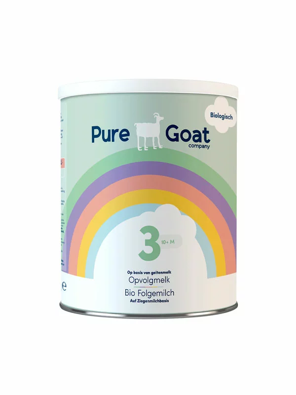 Pure Goat Prijelazna formula za dojenčad na bazi kozjeg mlijeka 3 (od 10. mjeseca) - Organska u ambalaži od 400 g