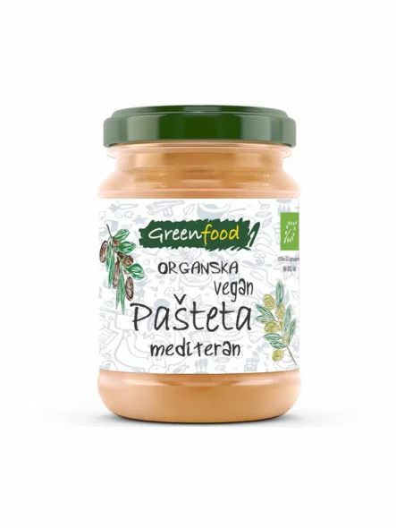 Vegan Mediterranean Pâté - Organic 185g Greenfood