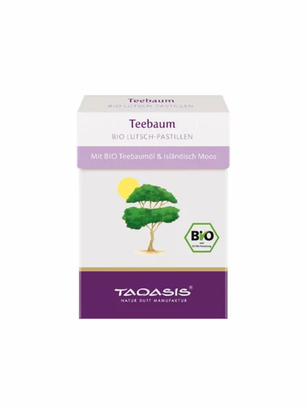 Tea Tree Throat Pastilles - Organic 30g Taoasis