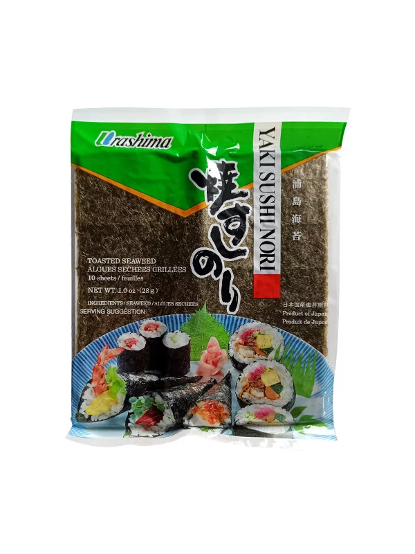 Sushi Nori Sheets - Roasted 26g Urashima