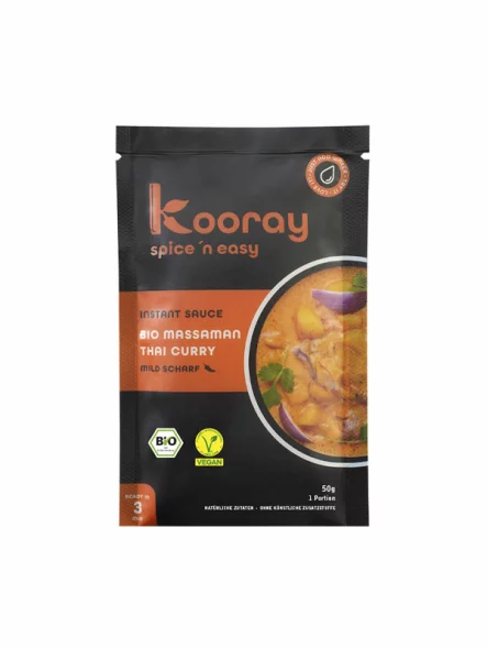 Instant Thai Curry Sauce Massaman - Organic 50g Kooray