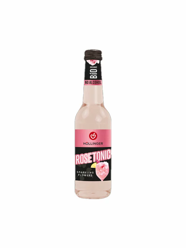 Rose Tonic Refreshing Sparkling Drink - Organic 330ml Hollinger