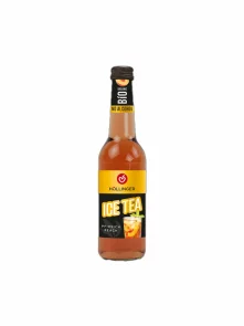 Peach Ice Tea Sparkling Drink - Organic 330ml Hollinger