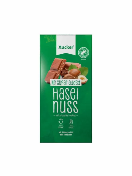 Milk Chocolate With Xylitol - Hazelnuts 80g Xucker