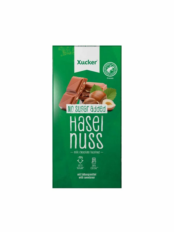 Milk Chocolate With Xylitol - Hazelnuts 80g Xucker