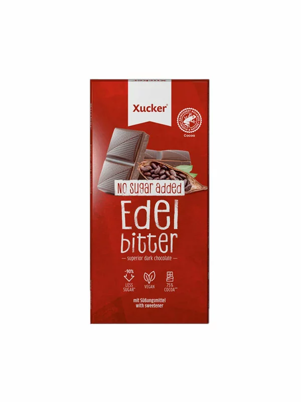Dark Chocolate With Xylitol - 80g Xucker