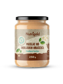 Cashew Butter 100% Pure - Organic 250g Nutrigold