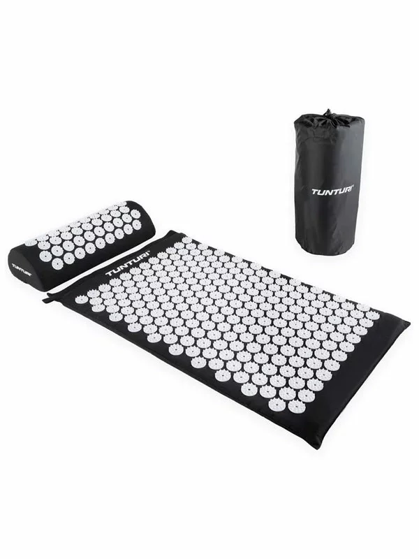 Tunturi Acupressure Mat and Pillow Black - Polleo Sport