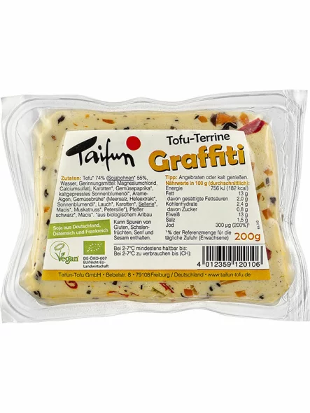 Tofu Terrine With Vegetables Graffiti - Organic 200g Taifun
