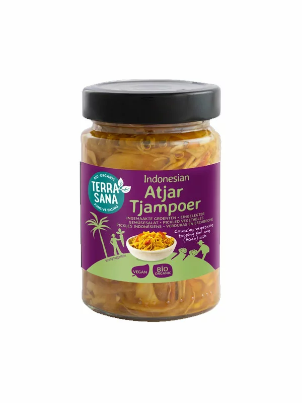 Fermented Vegetables Atjar Tjampoer Gluten Free - 300g Terrasana