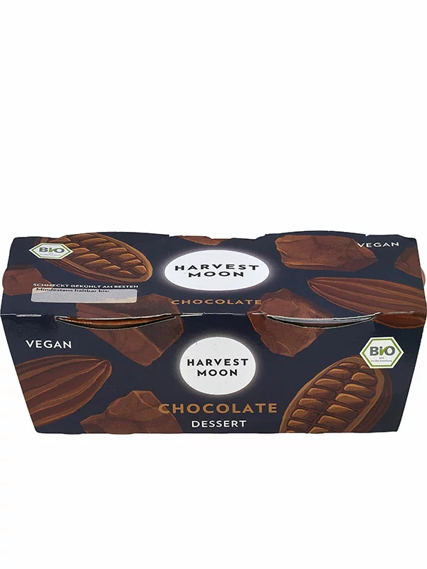 Vegan Chocolate Dessert Gluten Free - Organic 2x80g Harvest Moon