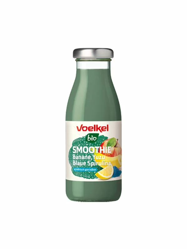 Banana, Spirulina & Yuzu Smoothie - Organic 0,25l Voelkel