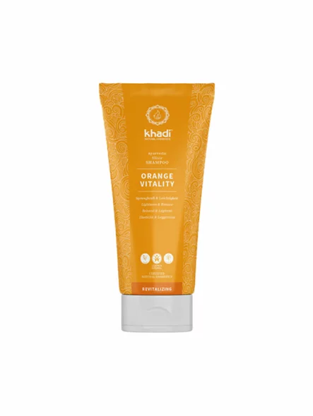 Ayurvedic Hair Shampoo Orange Vitality - 200ml Khadi