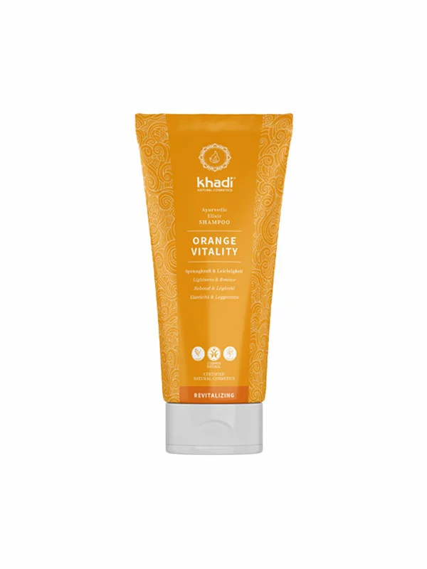 Ayurvedic Hair Shampoo Orange Vitality - 200ml Khadi