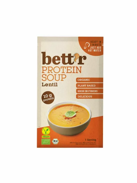 Red Lentil Protein Soup - Organic 30g Bett’r