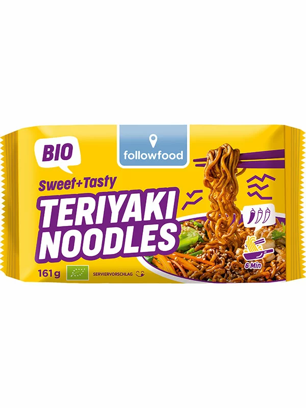 Teriyaki Noodles - Organic 161g Followfood