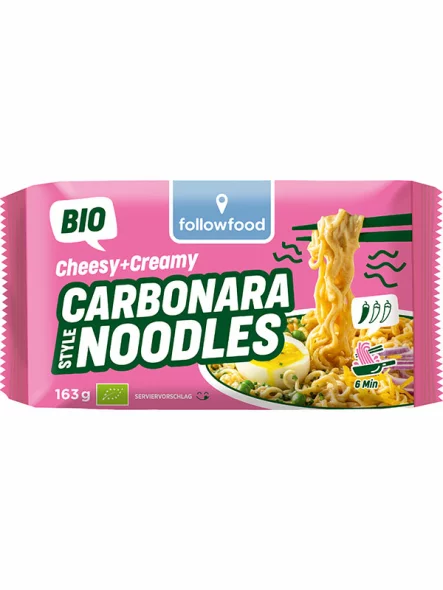 Carbonara Noodles - Organic 163g Followfood
