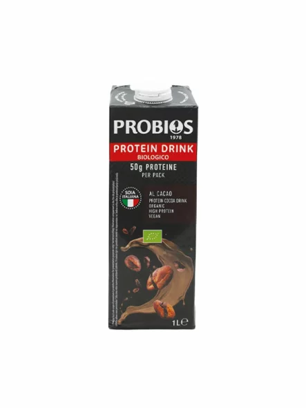 Protein Drink Cocoa Gluten Free - Organic 1000ml Probios